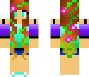 long hair vine girl