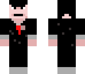 man in black