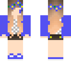 blue girl
