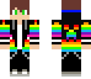 rainbow teen gamer