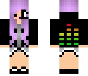 purple dubstep girl
