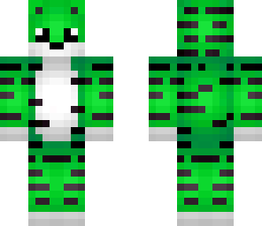 cute green tiger