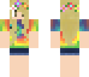 tie dye girl - blonde