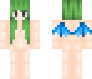 green hair base - with wings