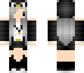 chibi penguin girl