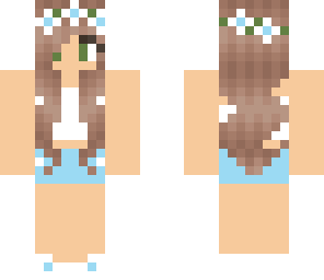 blue summer girl