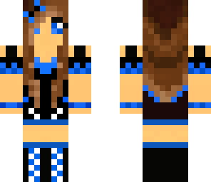 blue vampire girl
