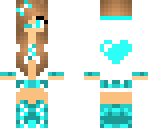 cute blue girl gamer