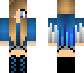 blue dubstep girl