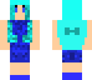 blue girl