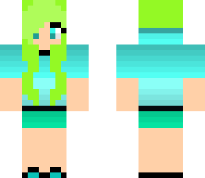 blue girl