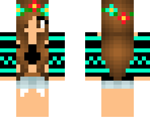 cute summer girl skin