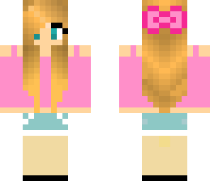 pink beach girl