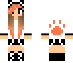 orange animal girl