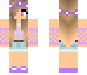 cute i love purple girl