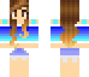 blue summer girl