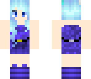 blue girl