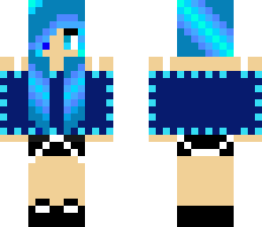 blue girly girl