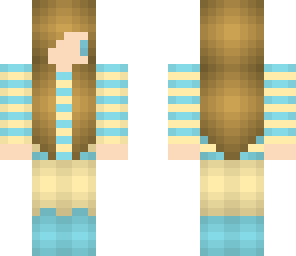 light blue and yellow girl