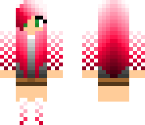 red ombre girl