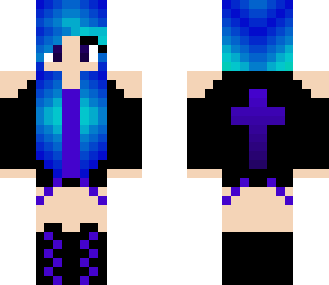 purple cross girl