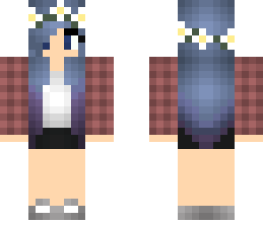 blue hair