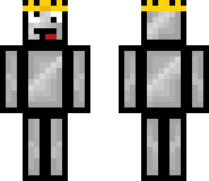 robot with crown