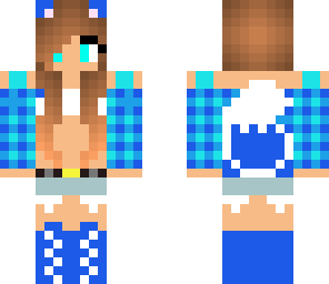 blue fox girl