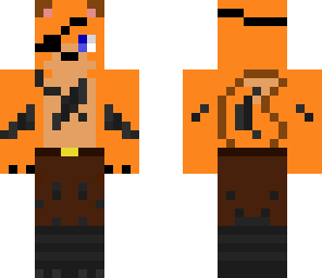 orange foxy blue eyes