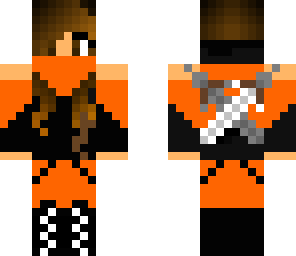 girly orange ninja