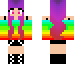 rainbow girl no hood