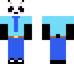 well dressed panda