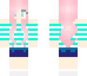 pink hair girl