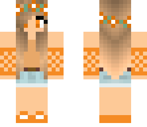 cute orange girl