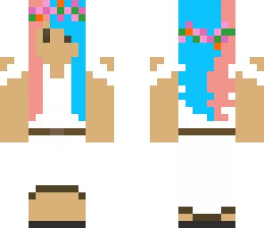 flower crown person