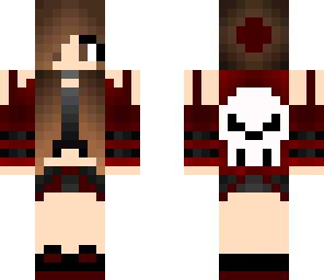 skull girl -red edition-