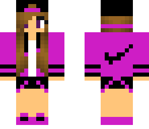 purple nike girl
