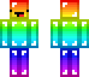 rainbow derp with headphones