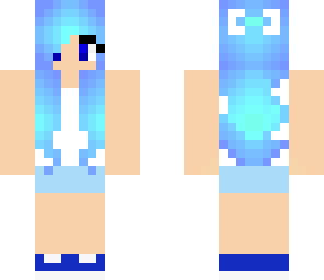 blue hair girl