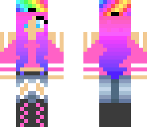 rainbow girl