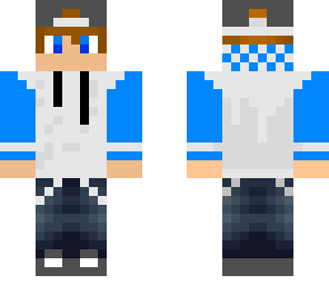 blue teen boy