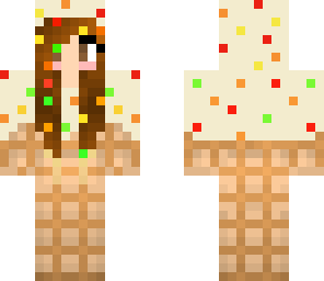 ice cream brunette