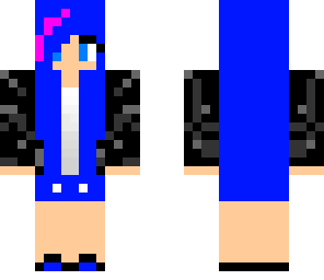 blue girl