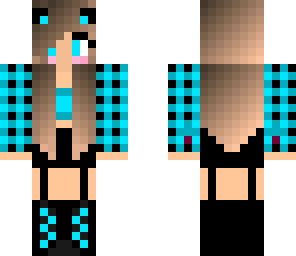 blue wolf girl