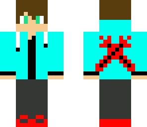 neon blue swag boy