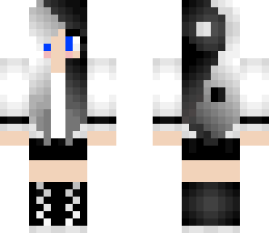 ying yang awsomeness girl skin