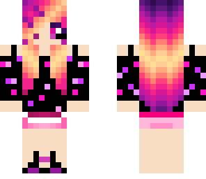 gamer sunset girl