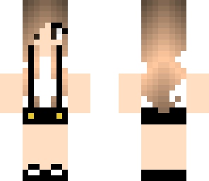 girl with suspenders