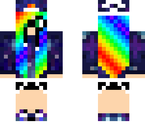 rainbow girl with glasses