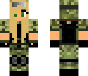 etited army girl